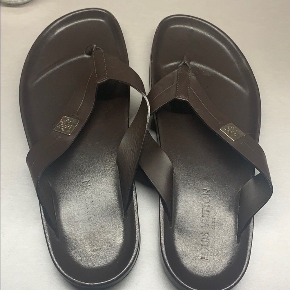 LOUIS VUITTON men’s brown sandals